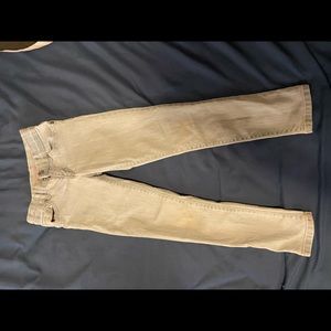 Girls light wash skinny jeans